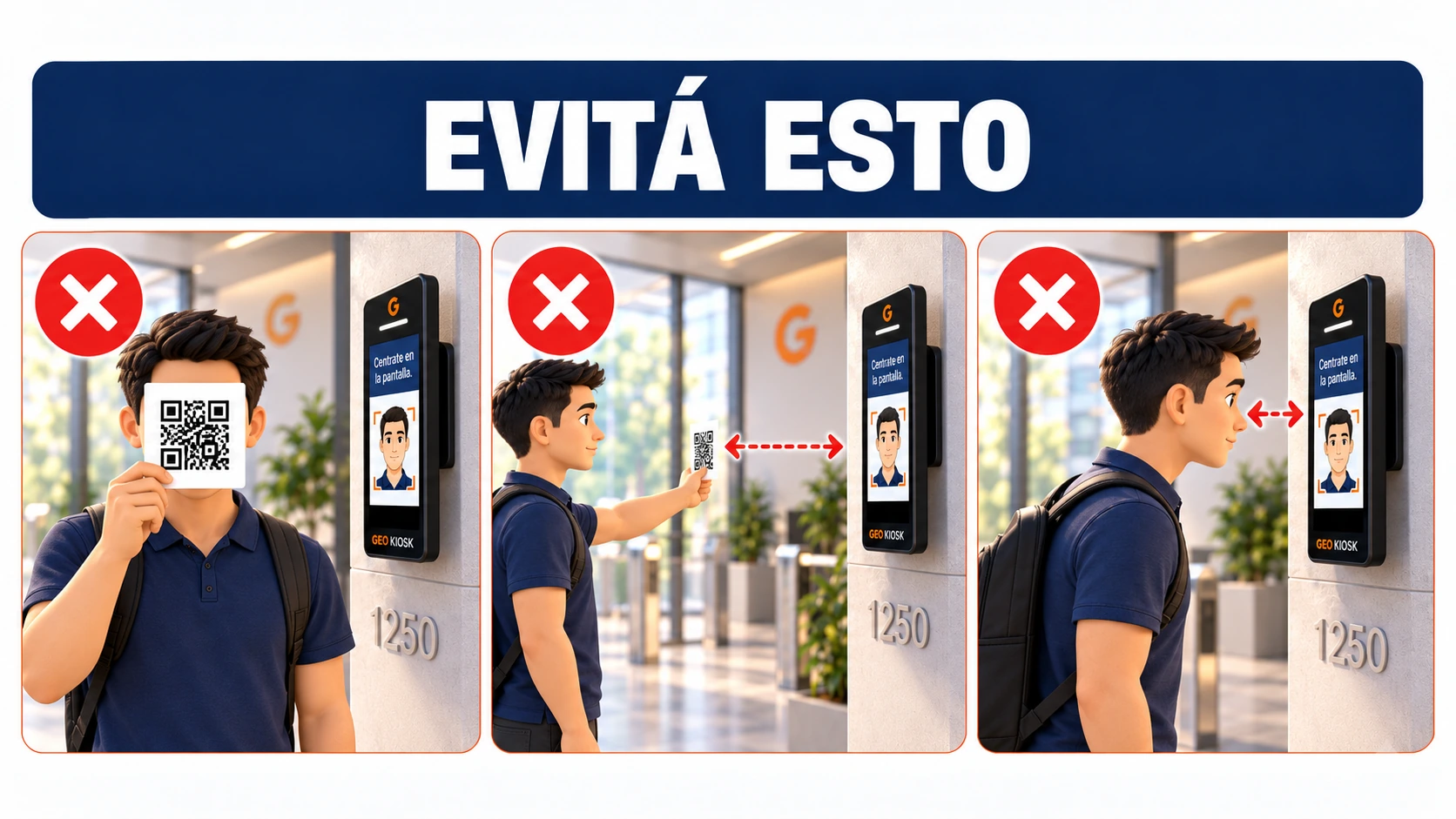 Errores a evitar al usar GEO Kiosk